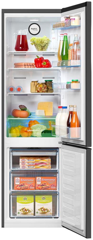Холодильник Beko B3R0CNK312HG серый, фото 3
