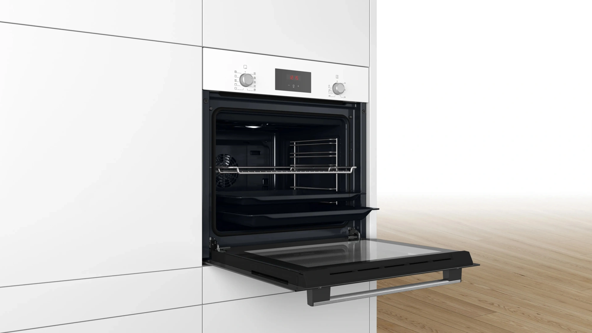 Электрический духовой шкаф Bosch HBF512BW1T, превью предыдущего фото