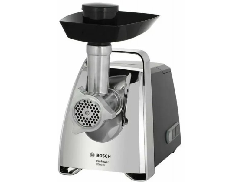 Мясорубка Bosch MFW67440 черный/серебристый