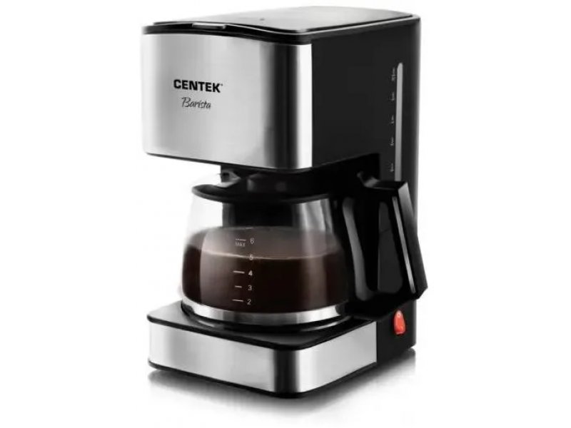 Кофеварка Centek CT-1144 серебристый /черный