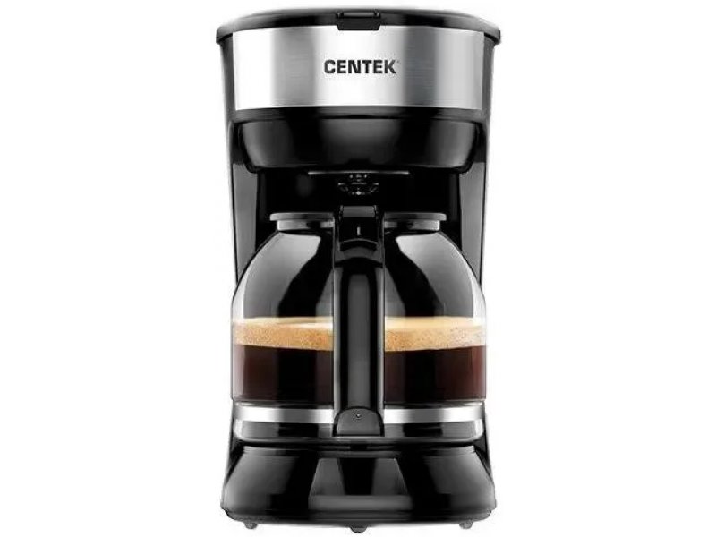 Кофеварка Centek CT-1147 черный /нержавеющая сталь