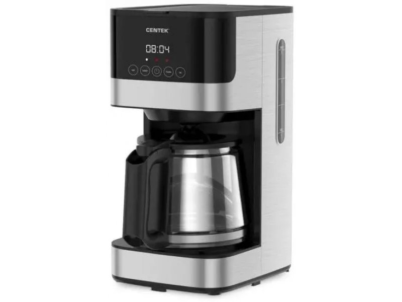 Кофеварка Centek CT-1150 серебристый /черный