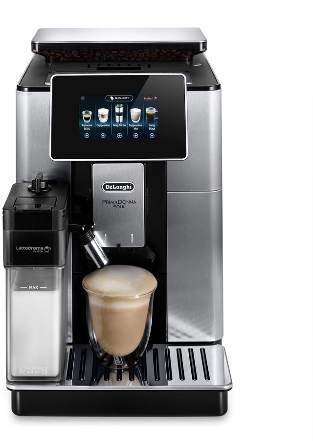Кофемашина DeLonghi Primadonna Soul ECAM610.74.MB черный/серебристый, превью следующего фото