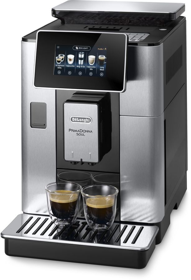 Кофемашина DeLonghi Primadonna Soul ECAM610.74.MB черный/серебристый, фото 3