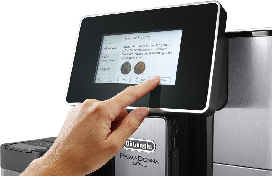Кофемашина DeLonghi Primadonna Soul ECAM610.74.MB черный/серебристый, превью предыдущего фото