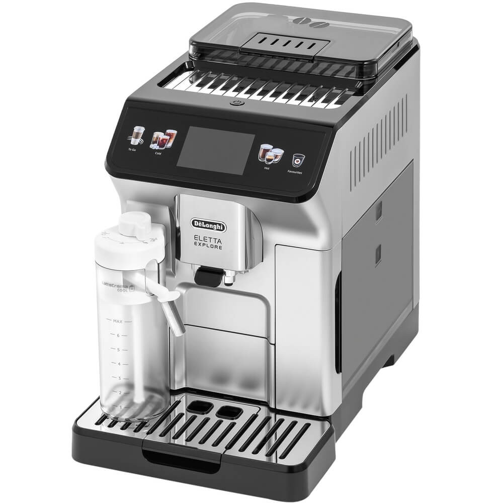 Кофемашина Delonghi Eletta Explore ECAM 450.55.S серебристый/черный, превью следующего фото