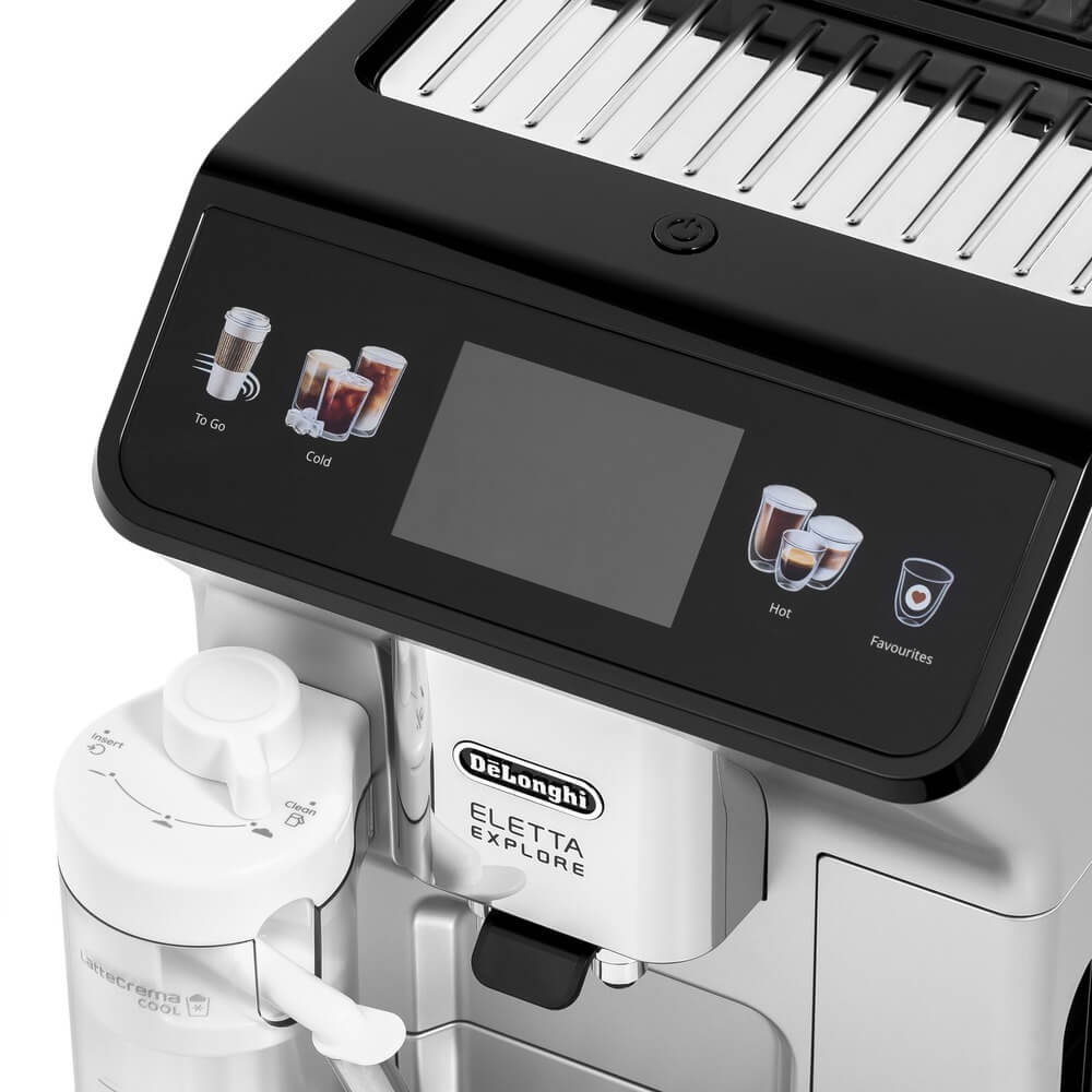 Кофемашина Delonghi Eletta Explore ECAM 450.55.S серебристый/черный, фото 5