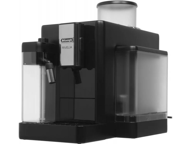 Кофемашина DeLonghi Rivelia EXAM440.55.B серебристый/черный
