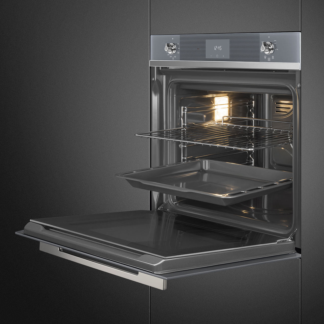 Электрический духовой шкаф SMEG SF6100VS1, фото 3