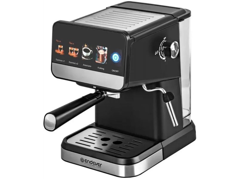 Кофеварка Endever Costa-1092 черный /стальной