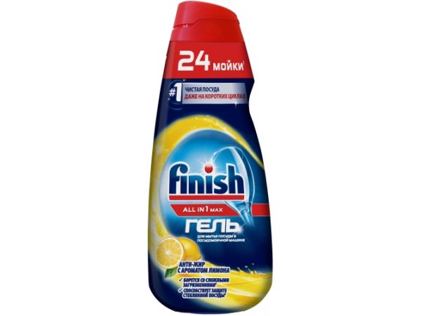 Гель для посудомоечной машины Finish Антижир (600 мл)