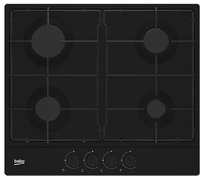 Встраиваемая газовая варочная панель Beko HIAG64223B, превью предыдущего фото