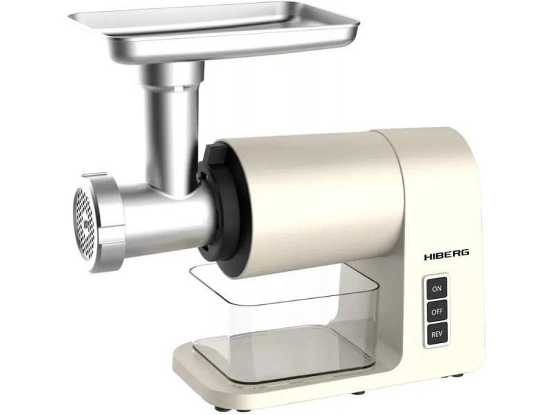 Мясорубка Hiberg MG 990 Y бежевый