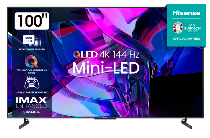 Mini LED телевизор Hisense 100U7KQ 4K Ultra HD, превью следующего фото