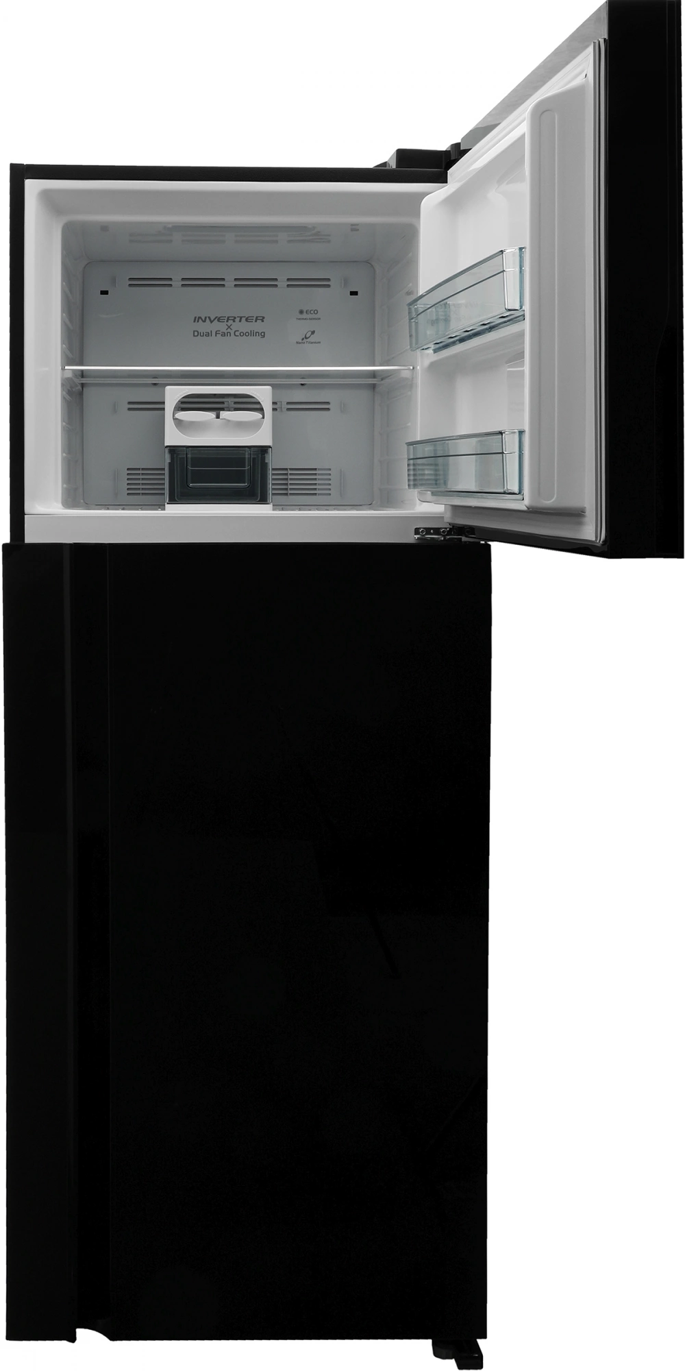 Холодильник Hitachi HRTN7489DF GBKCS черный стекло, фото 4