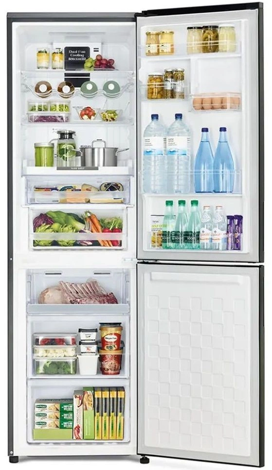 Холодильник Hitachi R-BG410PUC6X GBK черный стекло, фото 5