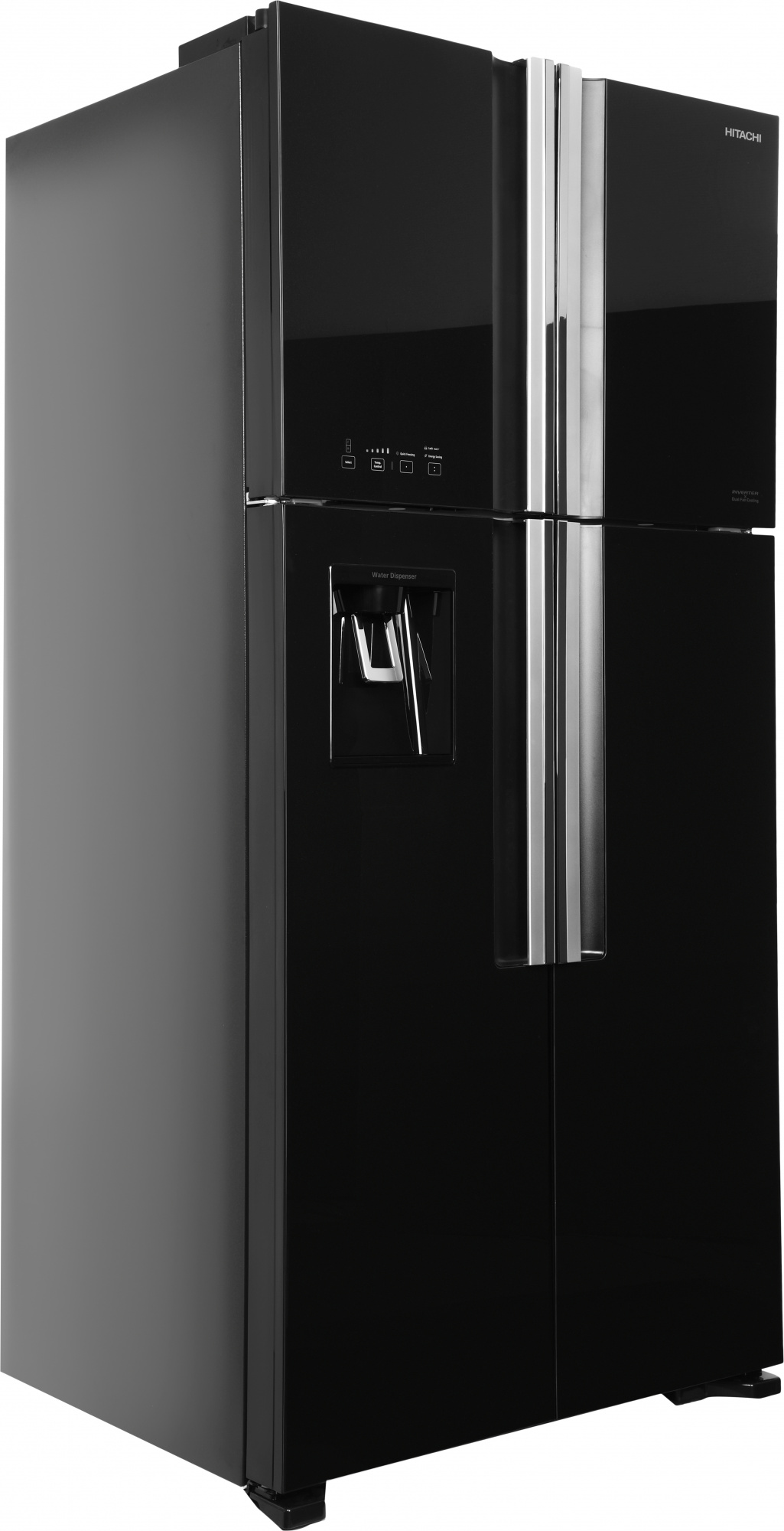 Холодильник Hitachi R-W660PUC7 GBK черный стекло, фото 4