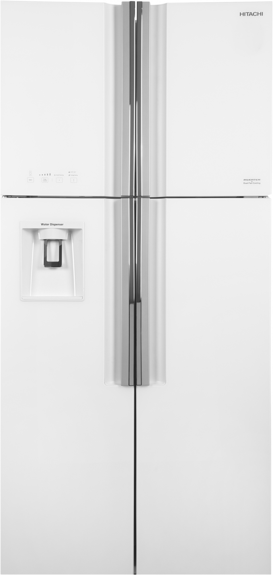 Холодильник Hitachi R-W660PUC7 GPW белый стекло, фото 3