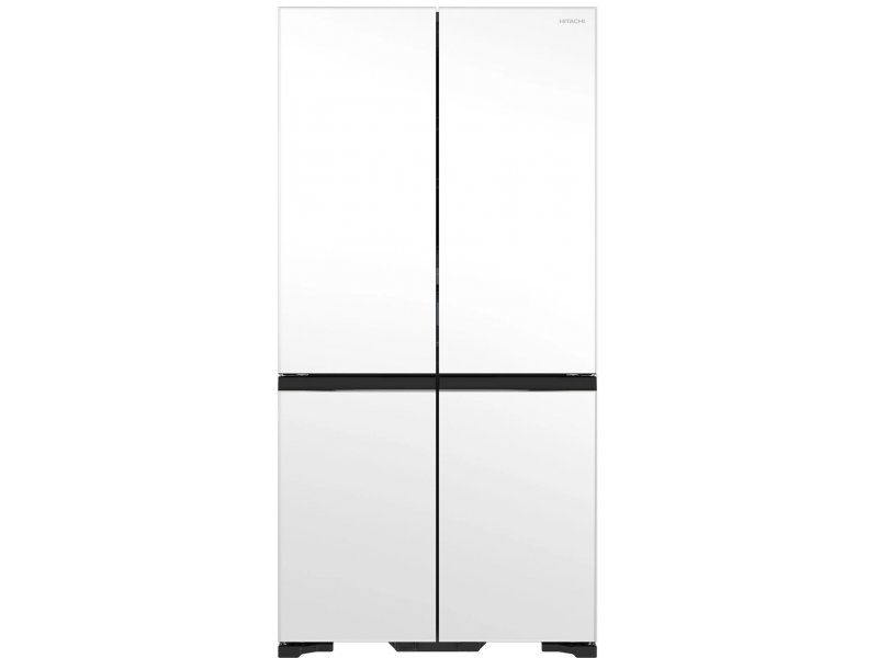 Холодильник Hitachi R-WB720PUC1 GPW белый/черный стекло