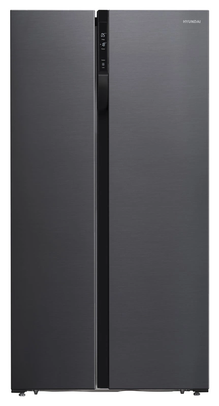 Холодильник двухкамерный Hyundai CS5003F Total No Frost, Side by Side черное стекло, фото 7