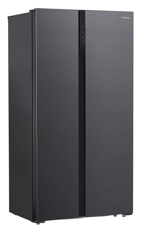 Холодильник двухкамерный Hyundai CS5003F Total No Frost, Side by Side черное стекло, фото 9