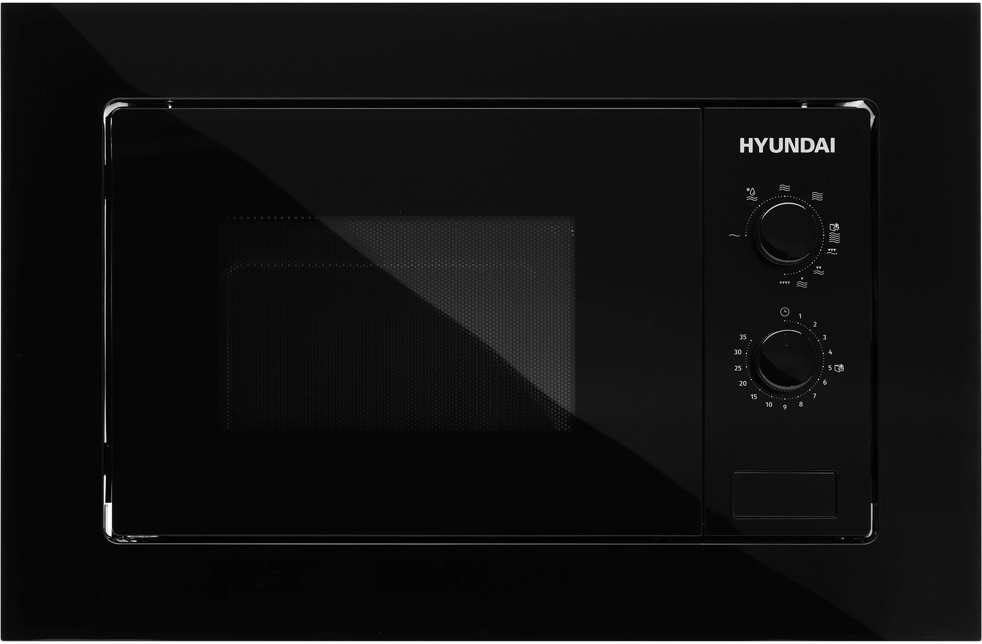 Встраиваемая микроволновая печь Hyundai HBW 2030 BG, фото 5