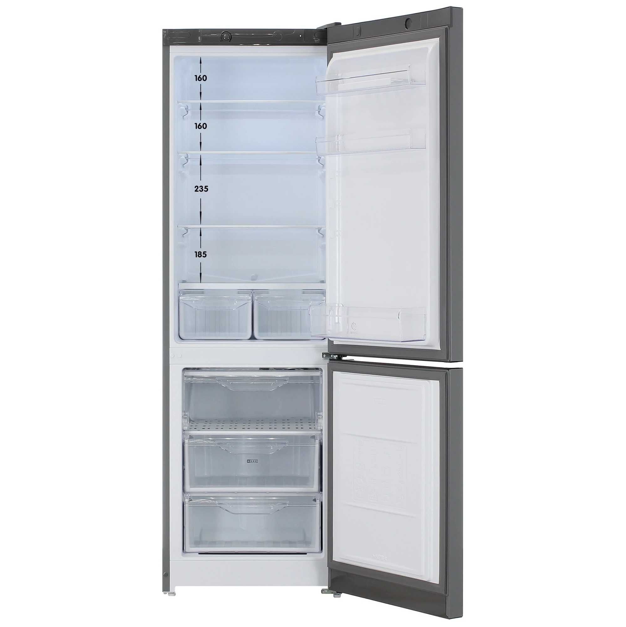 Холодильник Indesit DS 3180 G серебристый, фото 4