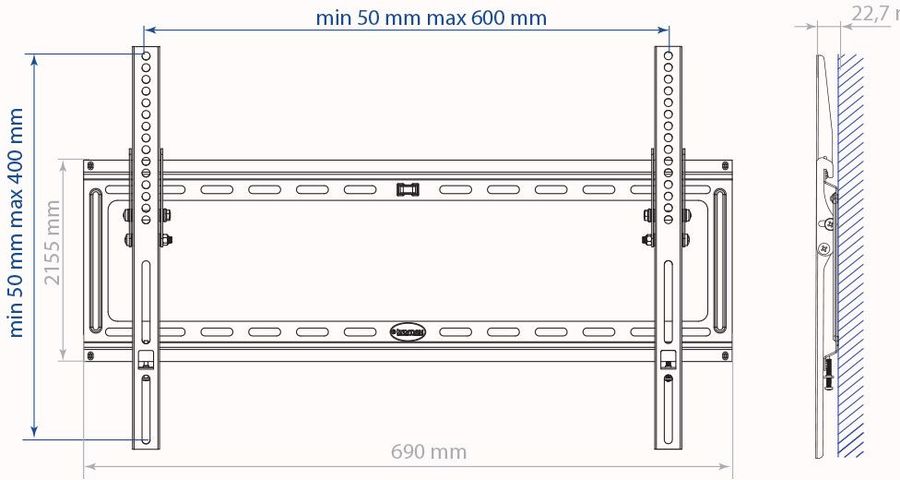 Наклонный кронштейн Kromax Ideal-2, фото 4