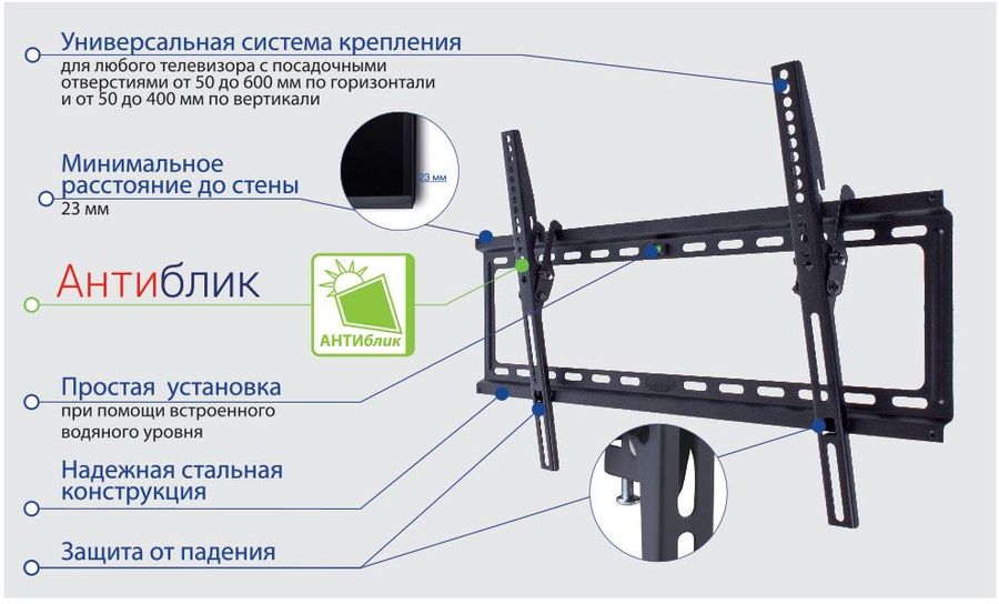 Наклонный кронштейн Kromax Ideal-2, превью предыдущего фото