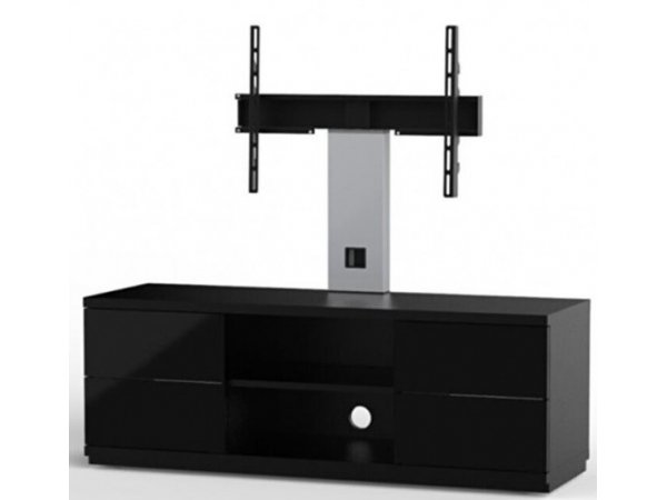 Тумба под ТВ Sonorous LBA 124 SLV-BLK-GBLK