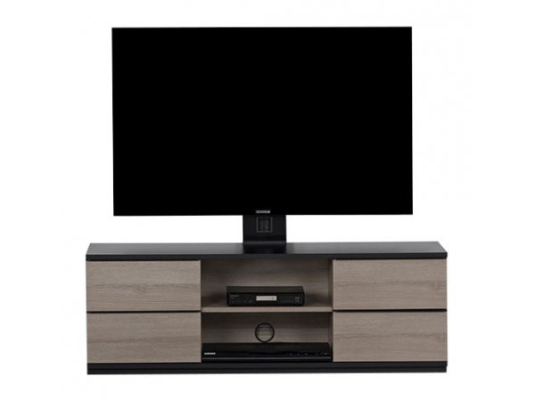 Тумба под ТВ Sonorous LBA 124S HBLK BLK MOL