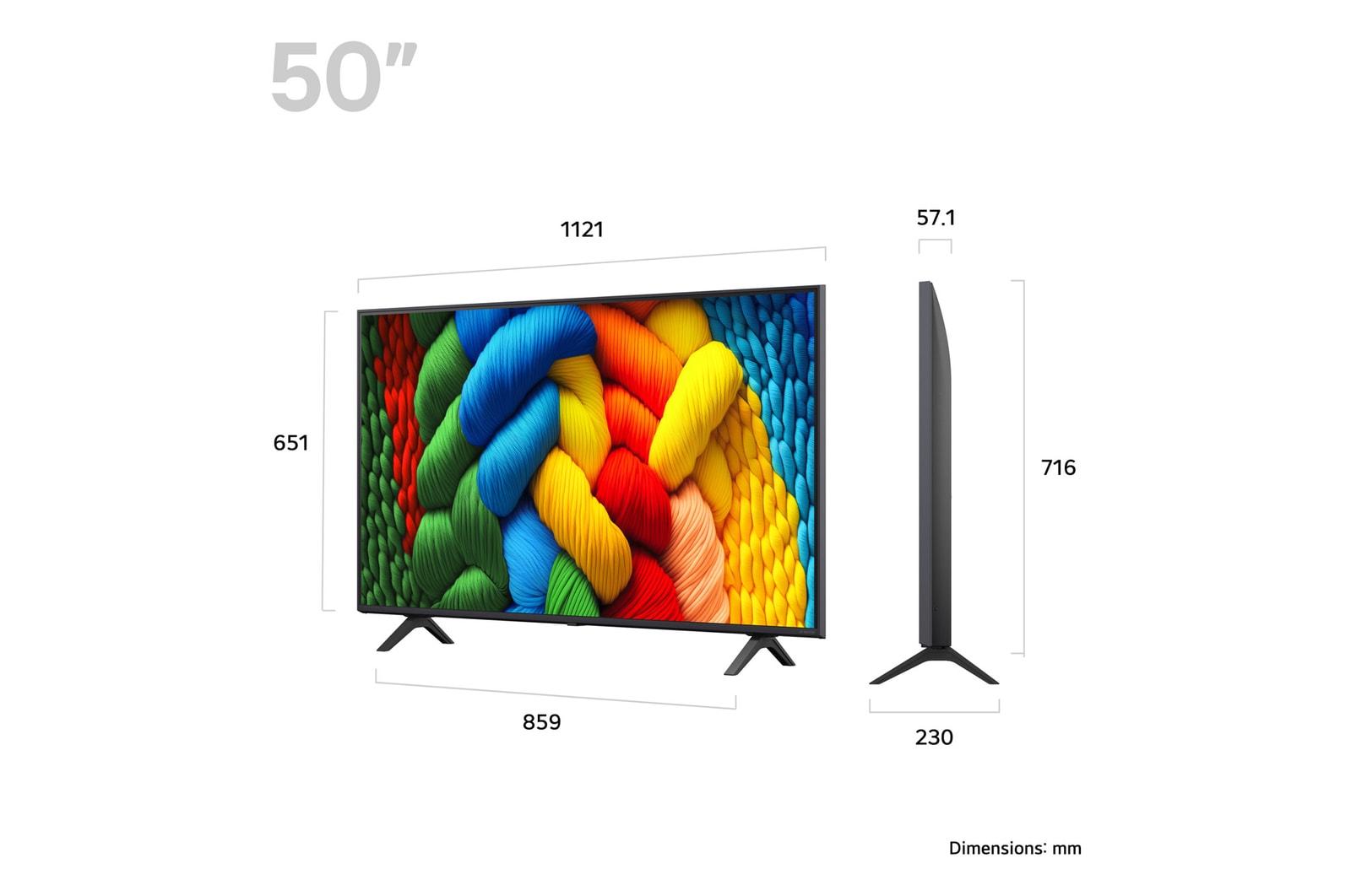 Nano Cell телевизор LG 50NANO80A6B 4K Ultra HD, фото 5