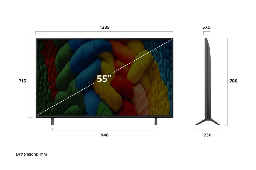 Nano Cell телевизор LG 55NANO80A6B 4K Ultra HD, превью предыдущего фото