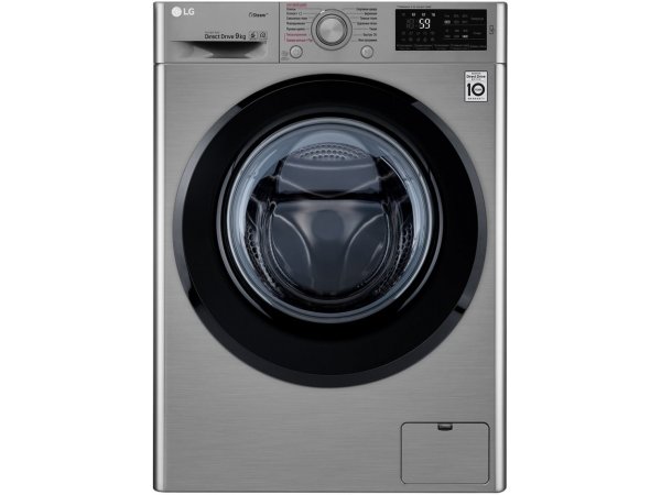 Стиральная машина LG F4M5VS6S, серебристый