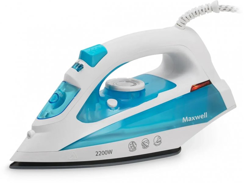 Утюг Maxwell MW-3055 белый/синий