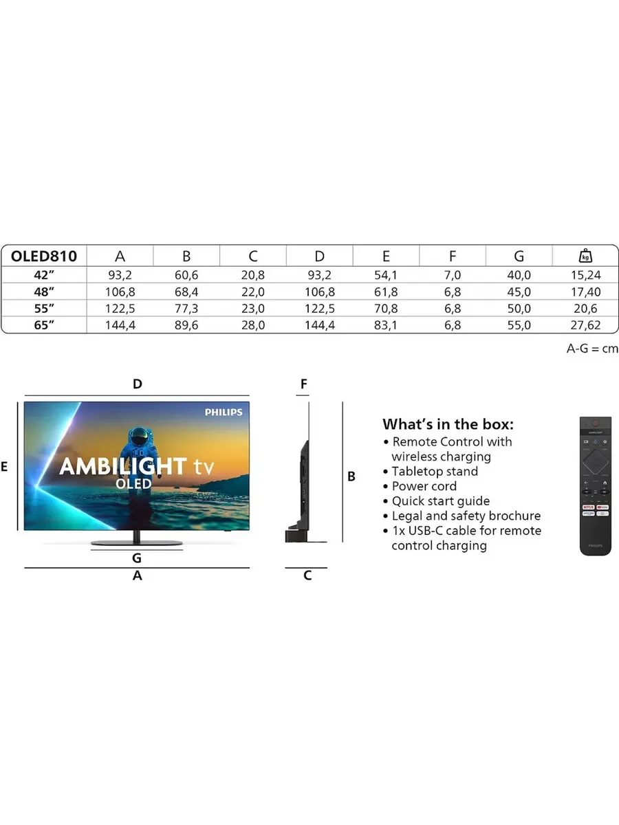 OLED телевизор Philips 48OLED820 4K Ultra HD, фото 4