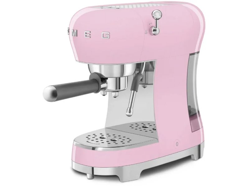 Кофемашина Smeg ECF02PKEU розовый