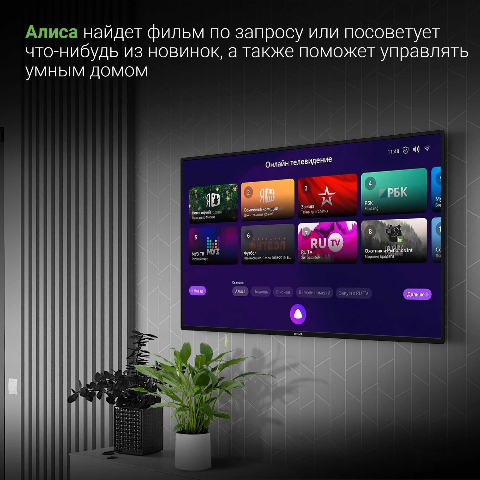 Телевизор Digma DM-LED43UBB31, превью предыдущего фото