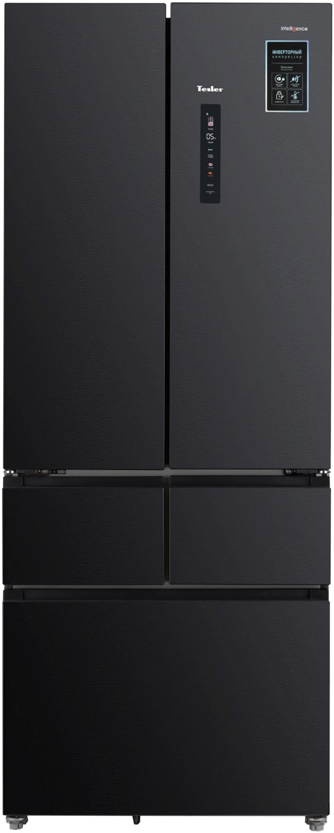 Холодильник Tesler RFD-427BI Full No Frost бежевый мрамор, превью следующего фото