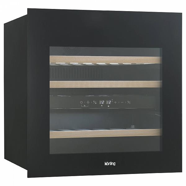 Винный шкаф встраиваемый KORTING KFW 604 DB GN, фото 3
