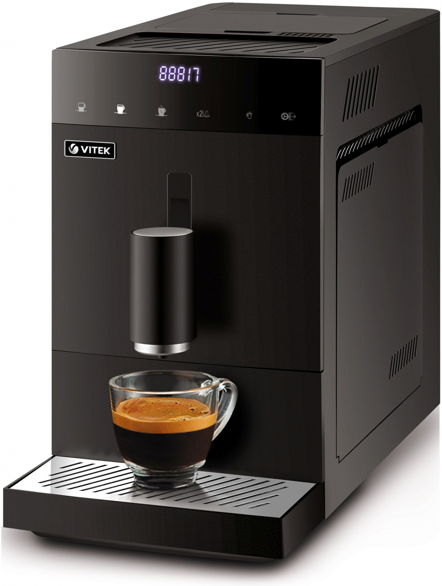 Кофемашина Vitek Metropolis VT-8700 черный, превью следующего фото
