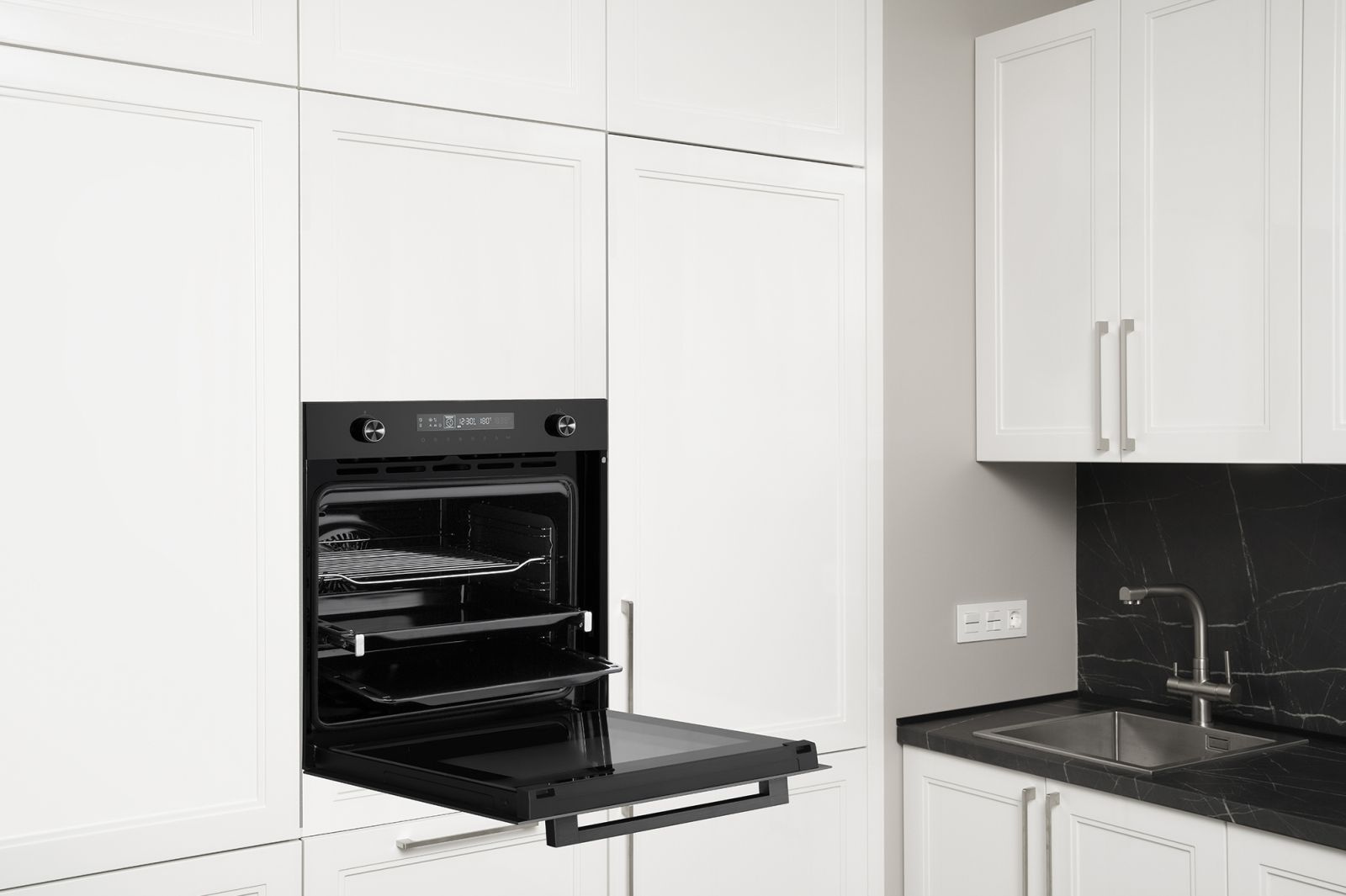 Электрический духовой шкаф Weissgauff EOM 751 PDB Black Edition, фото 5